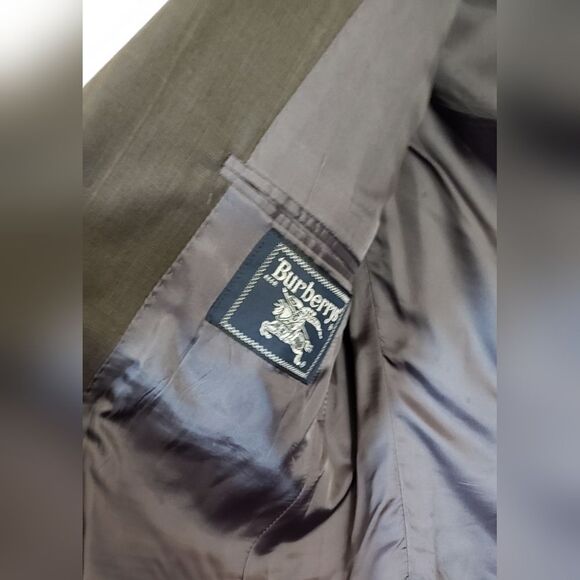 Burberrys' Men's Brown Wool Suit Jacket Coat Size 40 R - Picture 5 of 14